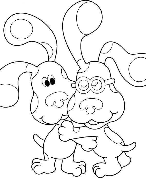 magenta from blues clues coloring pages - photo #3