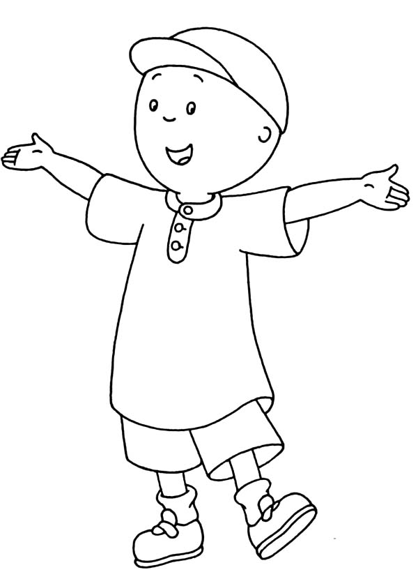 caillou and friends coloring pages - photo #40