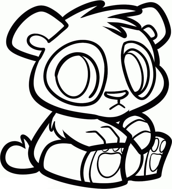 baby panda coloring pages - photo #34