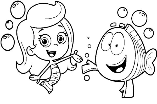 molly bubble guppies coloring pages - photo #27