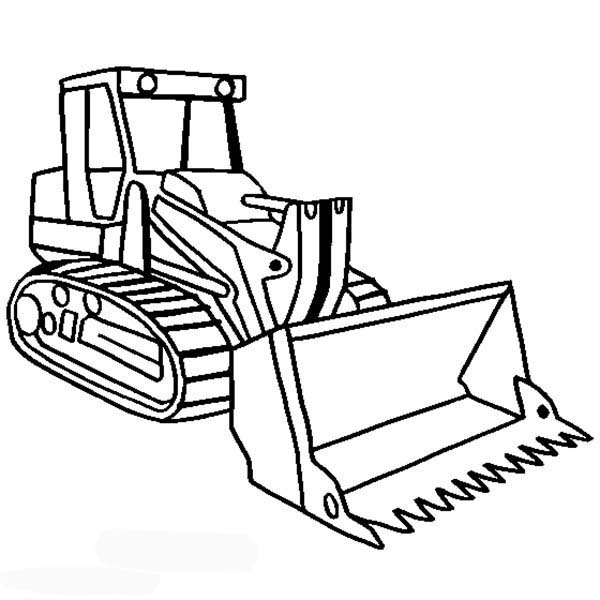 front loader coloring pages - photo #11