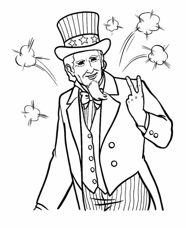 uncle sam coloring pages - photo #44
