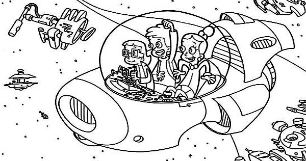 Cyberchase, : Adventure of Cyberchase Coloring Page