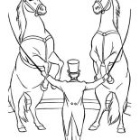 Circus, Awesome Circus Show Coloring Page: Awesome Circus Show Coloring Page
