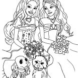 Barbie Doll, Barbie Doll And The Diamond Castle Coloring Page: Barbie Doll and the Diamond Castle Coloring Page