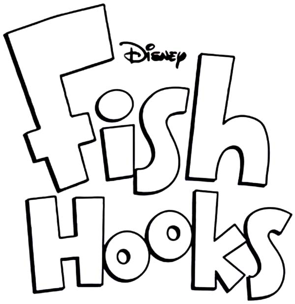 Fish Hooks, : Disney Fish Hooks Coloring Page