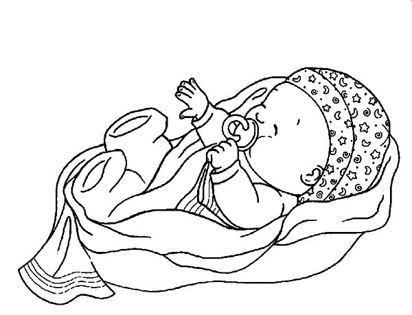 Baby, : How to Draw Baby Coloring Page