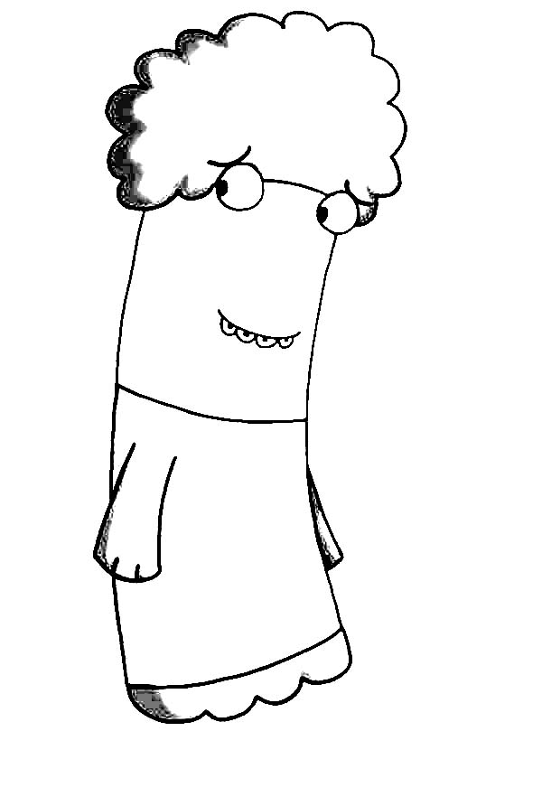 Fish Hooks, : Kids Drawing of Oscar from Fish Hooks Coloring Page