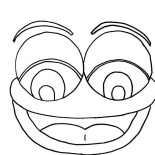 Face, Laughing Type Of Face Coloring Page: Laughing Type of Face Coloring Page