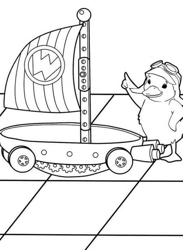 The Wonder Pets, : Ming Ming New Boat in Wonder Pets Coloring Page