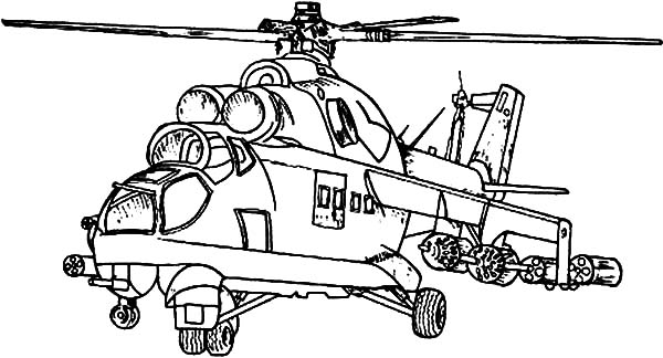 Helicopter, : Army Striker Helicopter Coloring Pages