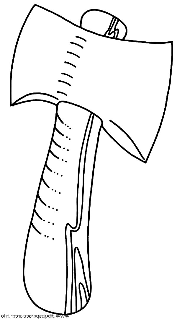 hatchet, : H is for Hatchet Coloring Pages