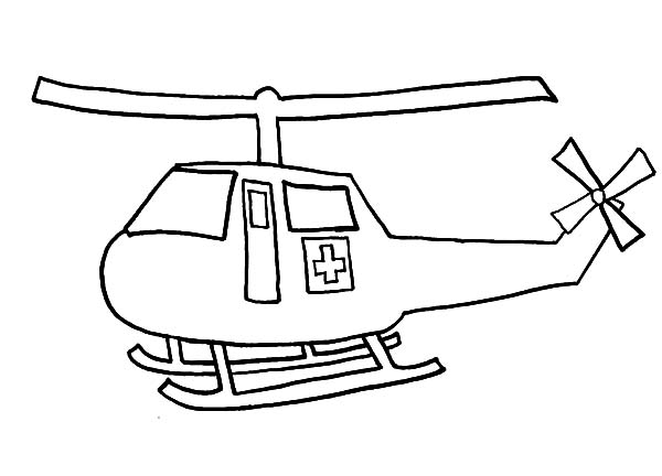Helicopter, : Helicopter Rescue Coloring Pages