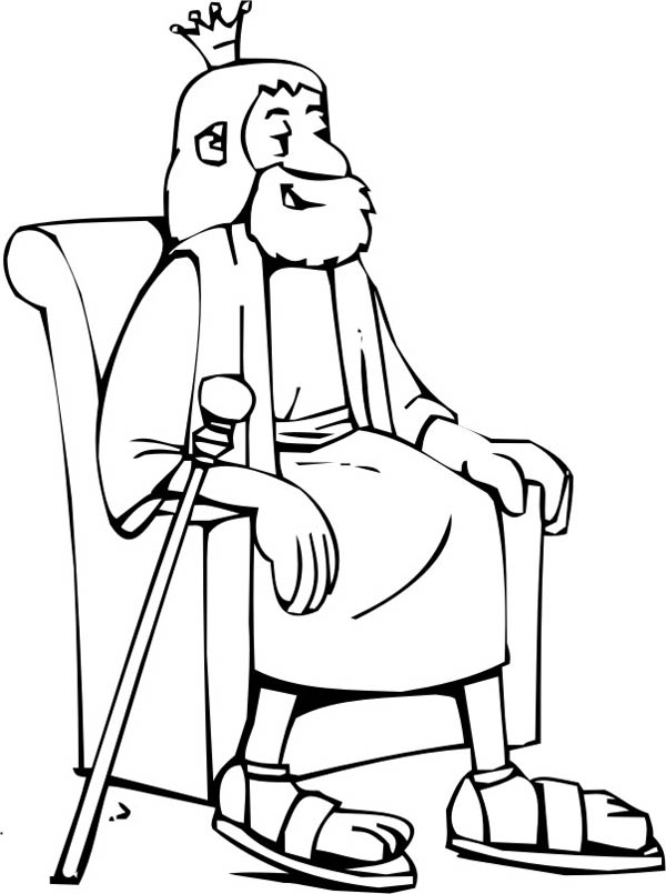 King Nebuchadnezzar, : King of the Neo Babylonian Empire Nebuchadnezzar Coloring Page
