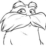 The Lorax, Picture Of The Lorax Coloring Pages: Picture of the Lorax Coloring Pages