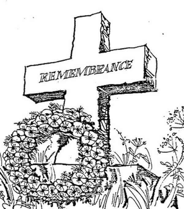 Remembrance Day, : Remembrance Day Coloring Pages