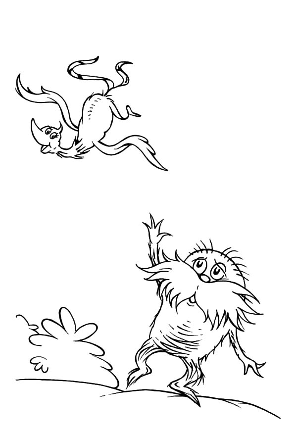 The Lorax, : The Lorax Look Devastated Coloring Pages