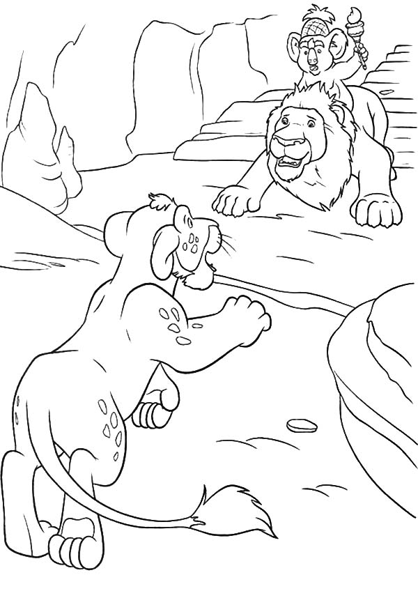 The Wild, : The Wild Nigel and Samson Finally Found Ryan Coloring Pages