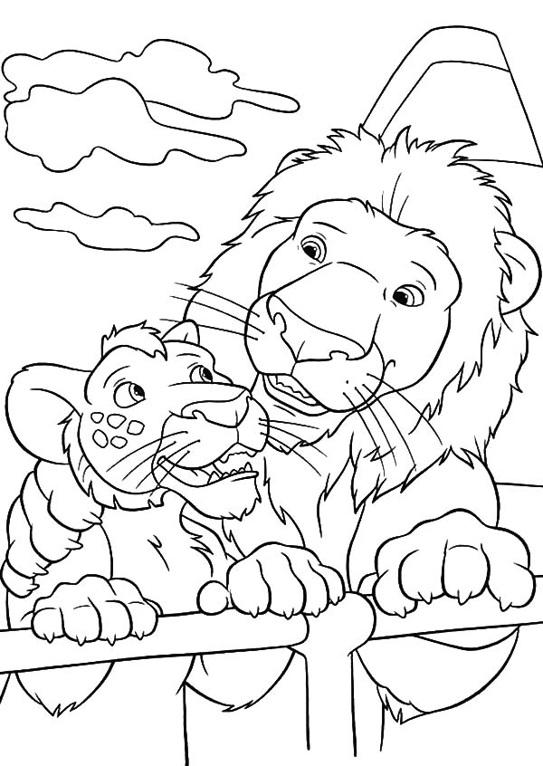 The Wild, : The Wild Samson Talking to Ryan Coloring Pages